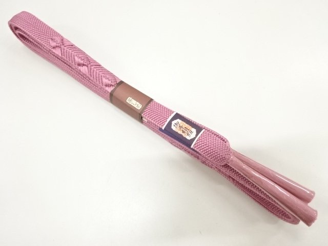 JAPANESE KIMONO / UNUSED HAND-TIED OBIJIME